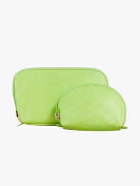 BEIS Citron Cosmetic Case & Pouch Set